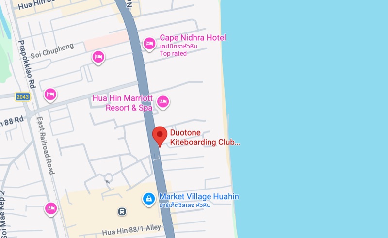 DKB Club location — Nai Yang Beach, Phuket
