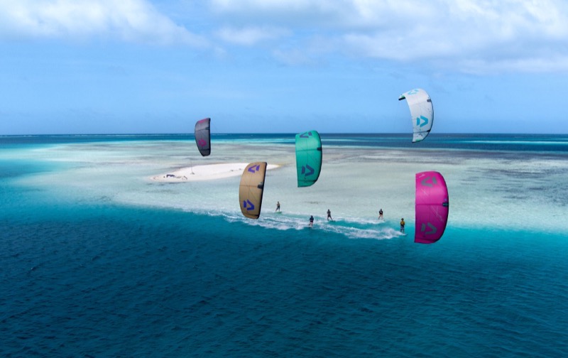 Kitesurfing lesson